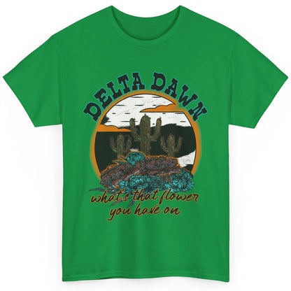 Retro Desert Night Delta Dawn What's That Flower Western Classic Unisex T-Shirt