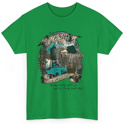 Retro Country Girl Truck Live Off A Back Road Western Town Classic Unisex T-Shirt