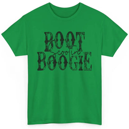 Retro Cowboy Boot Scooting Boogie Western Country Cowgirl Classic Unisex T-Shirt