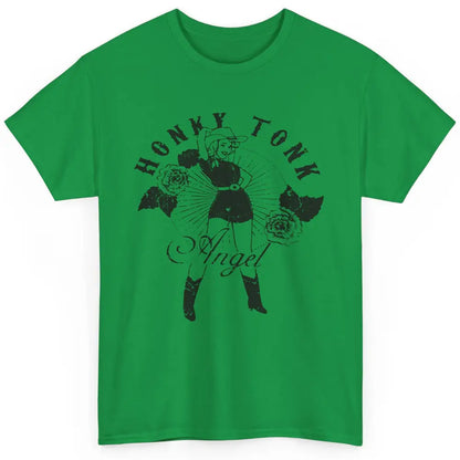 Retro Cowgirl Honky Tonk Angel Western Country Rodeo Mom Classic Unisex T-Shirt