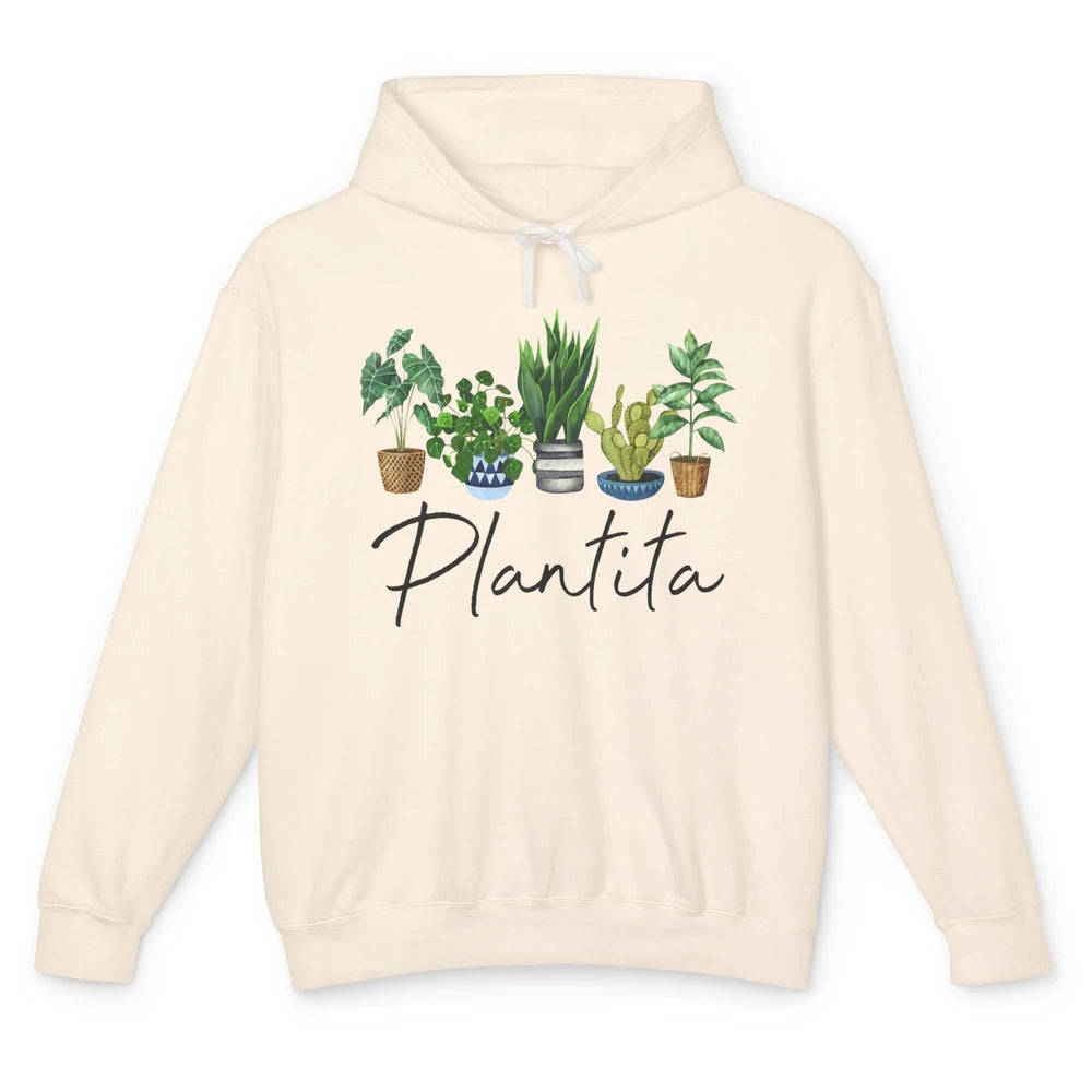 Plantita Plant Lovers Gardening Planting Plant Lady Gift Unisex Lightweight Hoodie