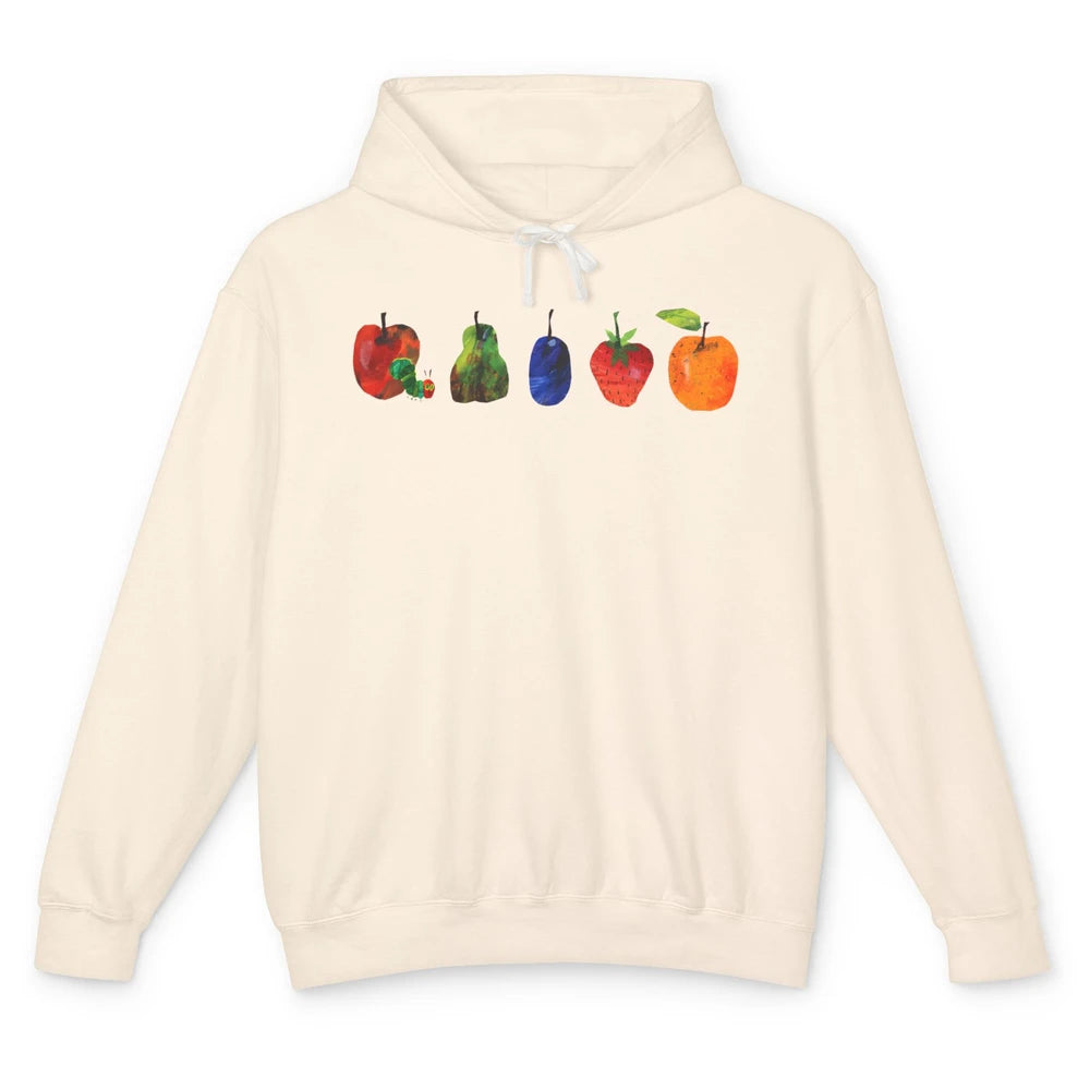 Hungry Caterpillar Fruit Always Hungry Caterpillar Unisex Lightweight Hoodie