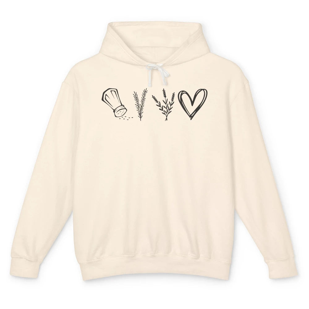 Practical Magic Witch Salt Rosemary Lavender Love Gardening Unisex Lightweight Hoodie