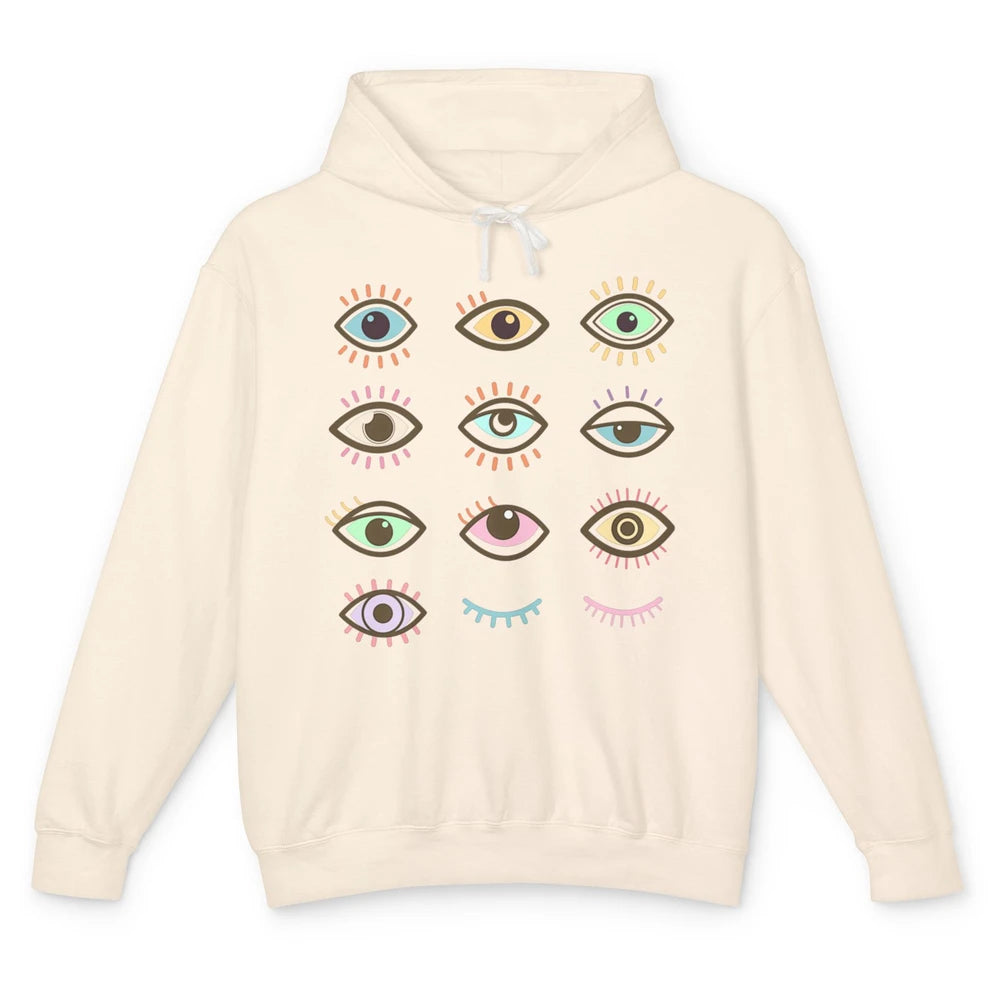 Ophthalmic Technician Tech Optometry Optician Eyes Rainbow Unisex Lightweight Hoodie