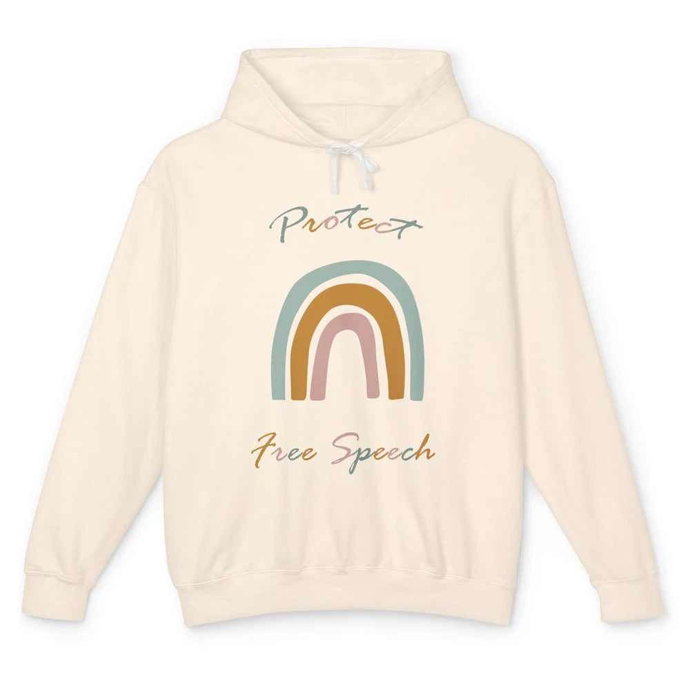 Political Protect Free Speech - Free Speech For Everyone Unisex Lightweight Hoodie