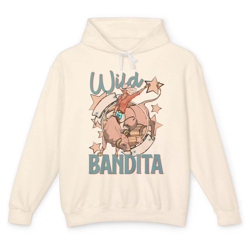 Retro Cowgirl Wild Bandita Western Country Cowboy Wild West Unisex Lightweight Hoodie