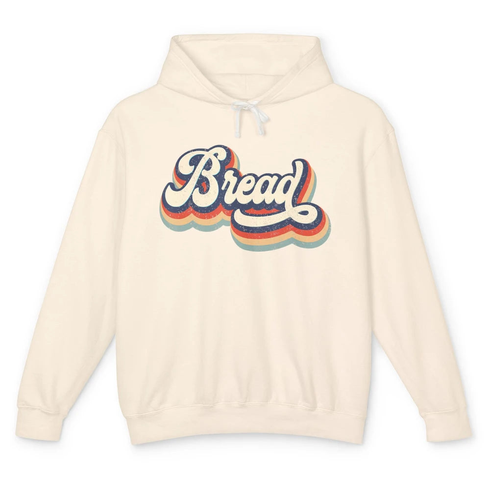 Retro 70s Bread Vintage Baking Baker Sweet Bun Bakery Lover Unisex Lightweight Hoodie