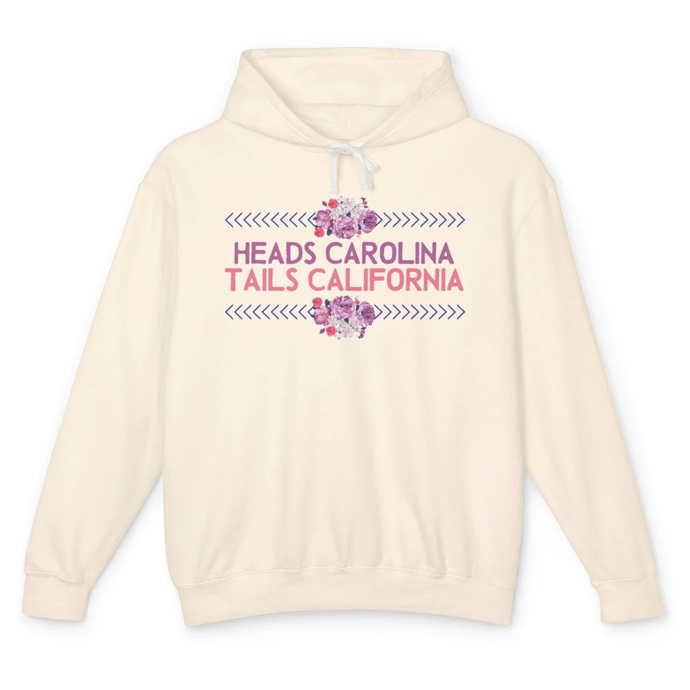 Retro Heads Carolina Tails California Western Summer Holiday Unisex Lightweight Hoodie