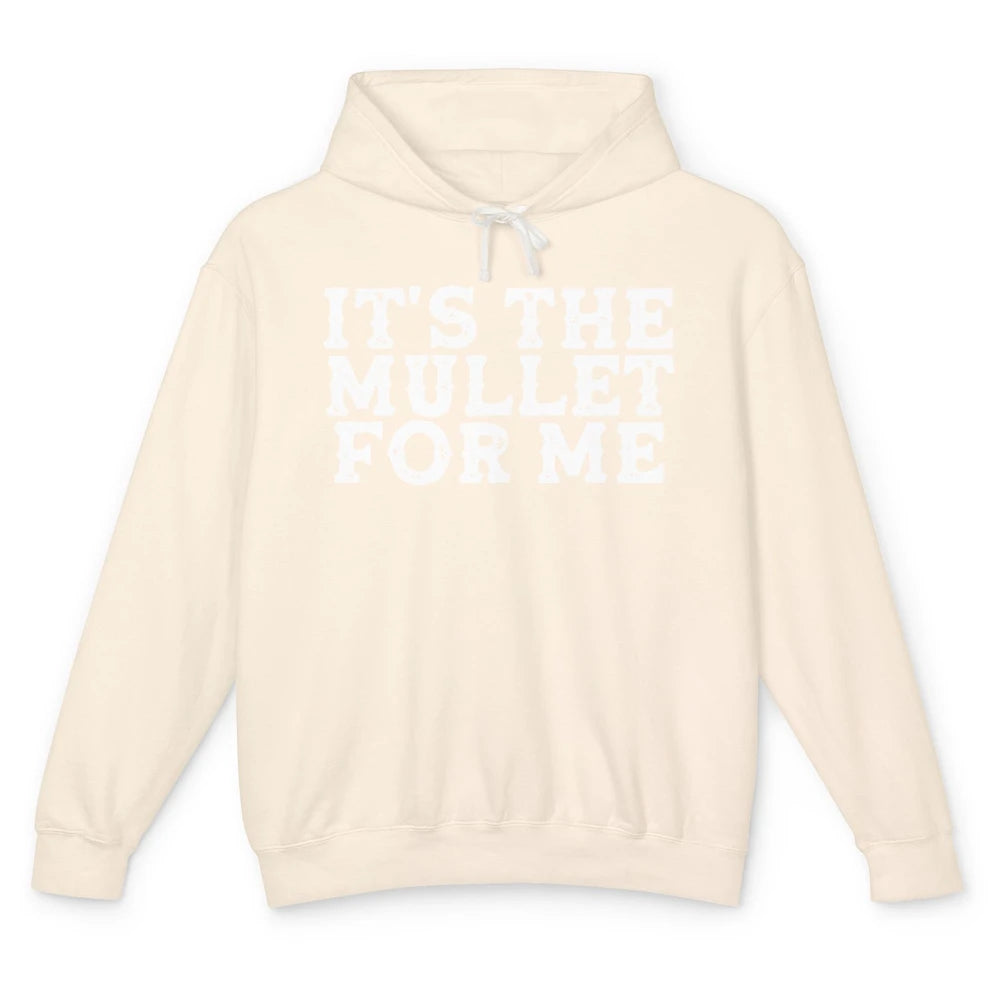 Retro Its The Mullet For Me Turquoise Western Country Cowboy Unisex Lightweight Hoodie