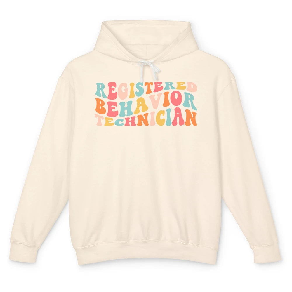 ABA Therapist Registered Behavior Tech RBT Behavior Analyst Unisex Lightweight Hoodie