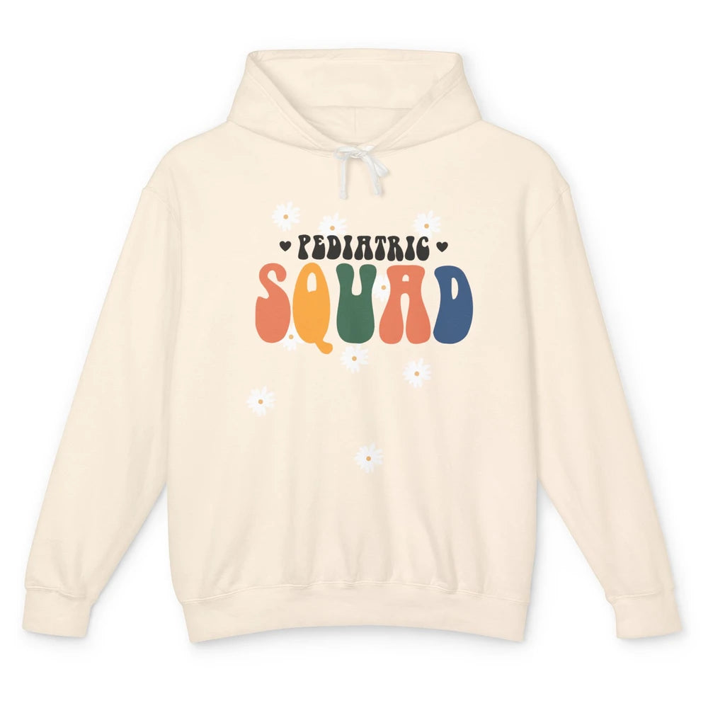 Pediatric Squad Peds Nurse Pediatric Physical Nursing School Unisex Lightweight Hoodie