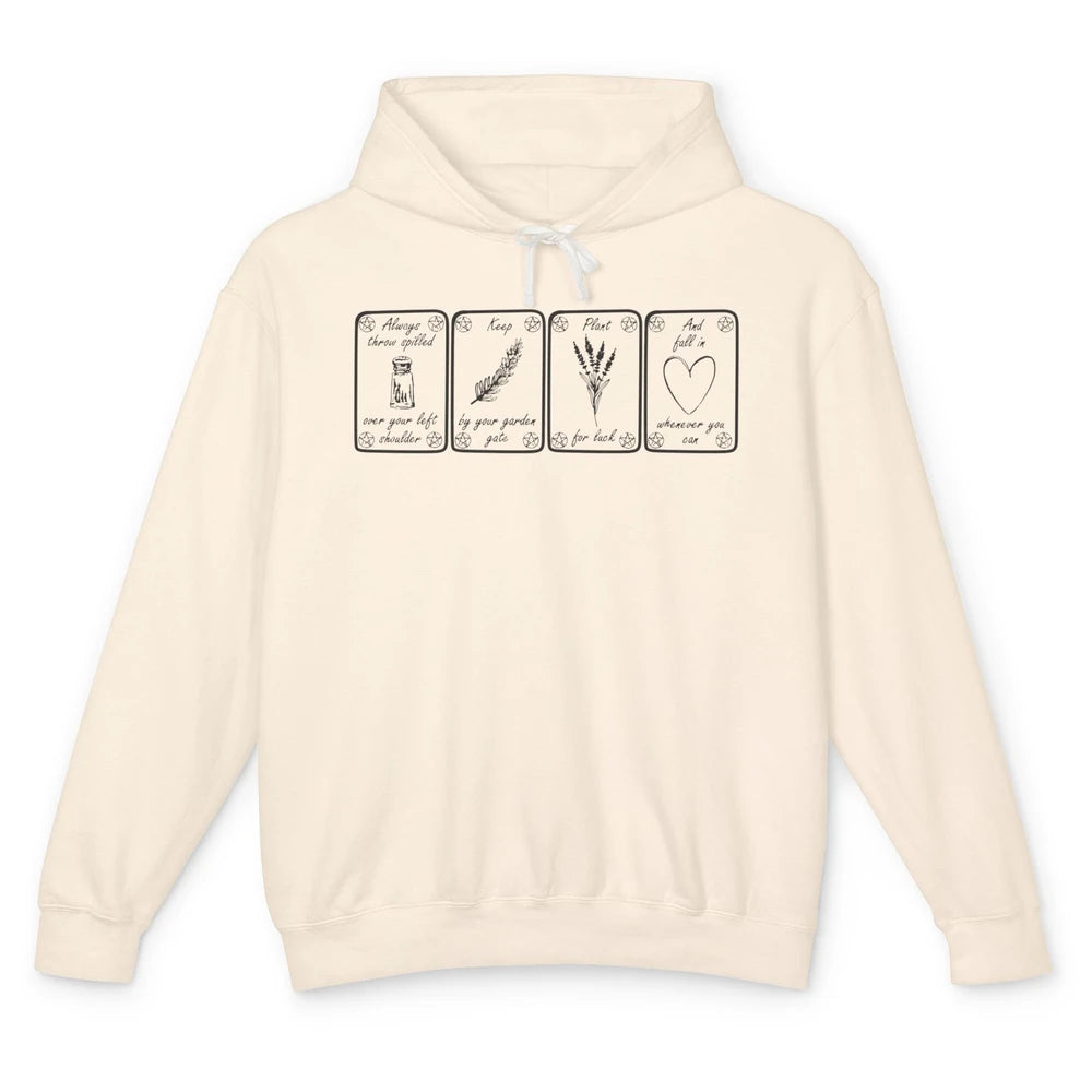 Practical Magic Gardening Card Gardeners Plant Lovers Gift Unisex Lightweight Hoodie