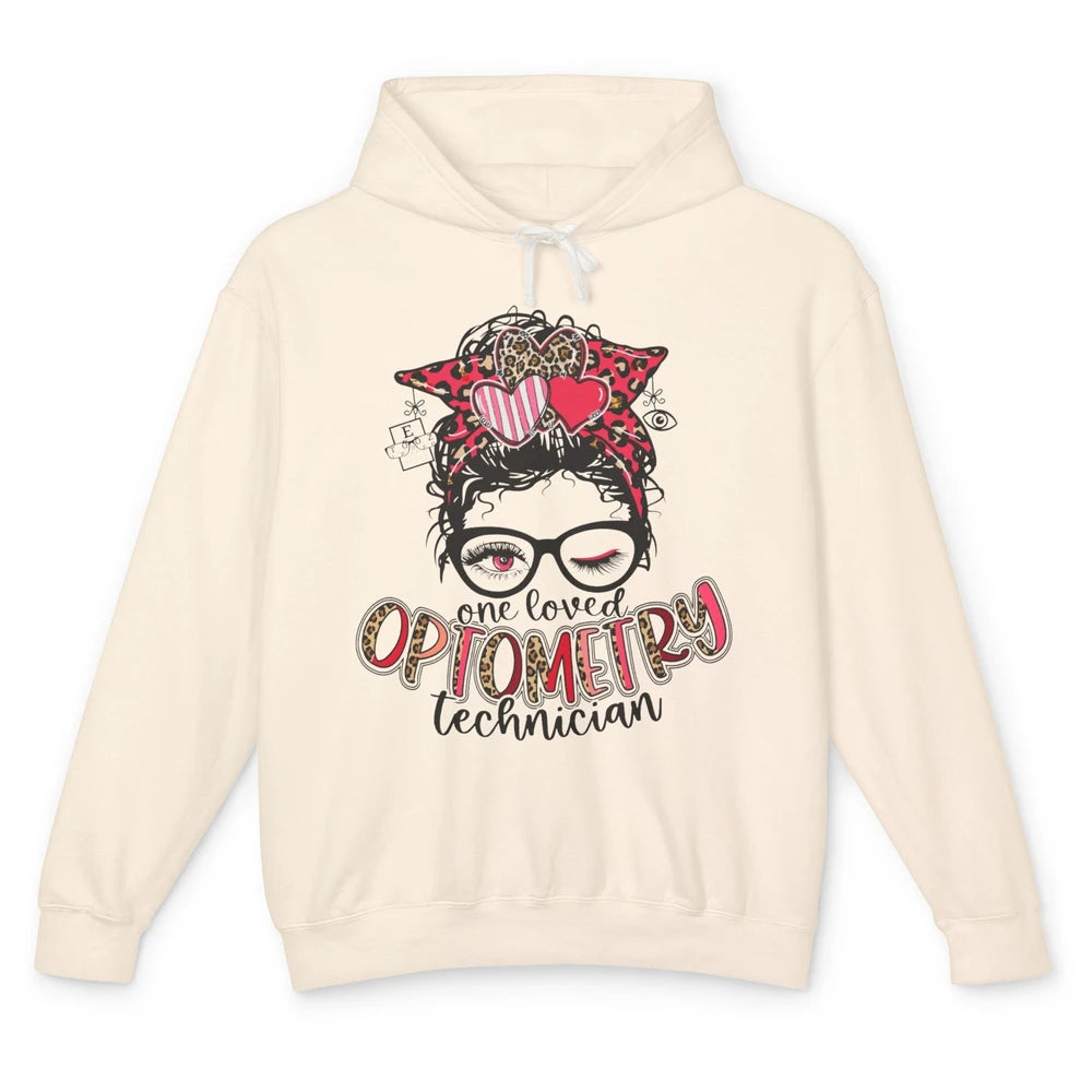 Optometry Tech One Loved Optometry Technician Optometry Girl Unisex Lightweight Hoodie