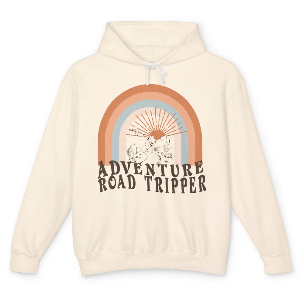 Retro Adventure Road Tripper Vintage Country Wilderness Unisex Lightweight Hoodie