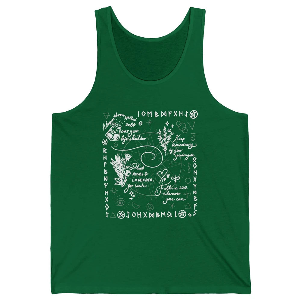 Practical Magic Gardening Card Gardeners Plant Lovers Gift Unisex Jersey Tank
