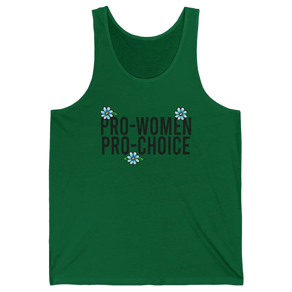 Pro Women Pro Choice Abortion Rights Women's Rights Unisex Jersey Tank