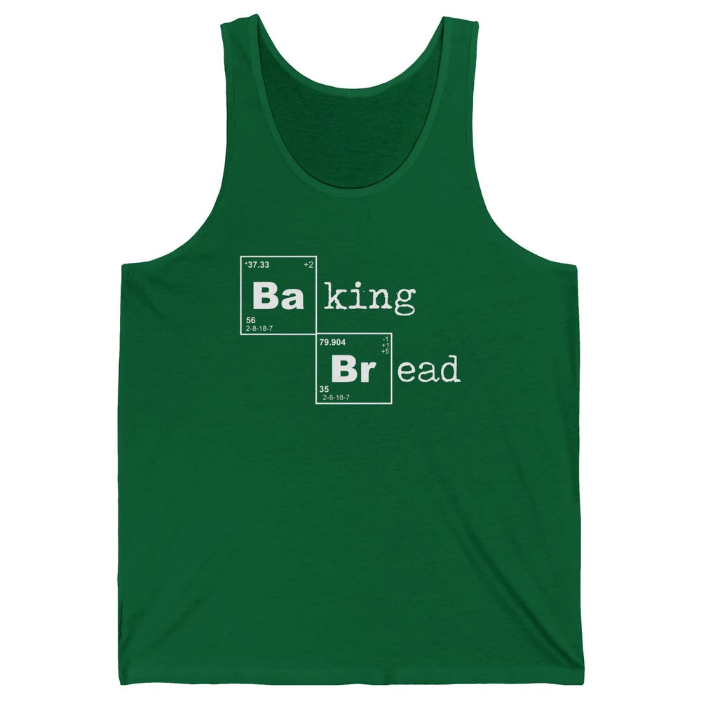 Retro Baking Bread Funny Baking Lovers Gift Bread Bakers Unisex Jersey Tank