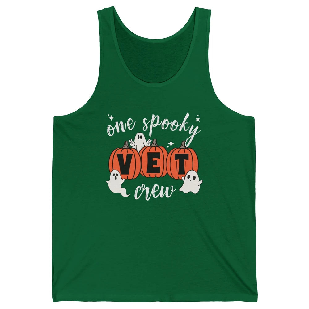 One Spooky Veterinarian Vet Squad Halloween Vet Tech Nurse Unisex Jersey Tank