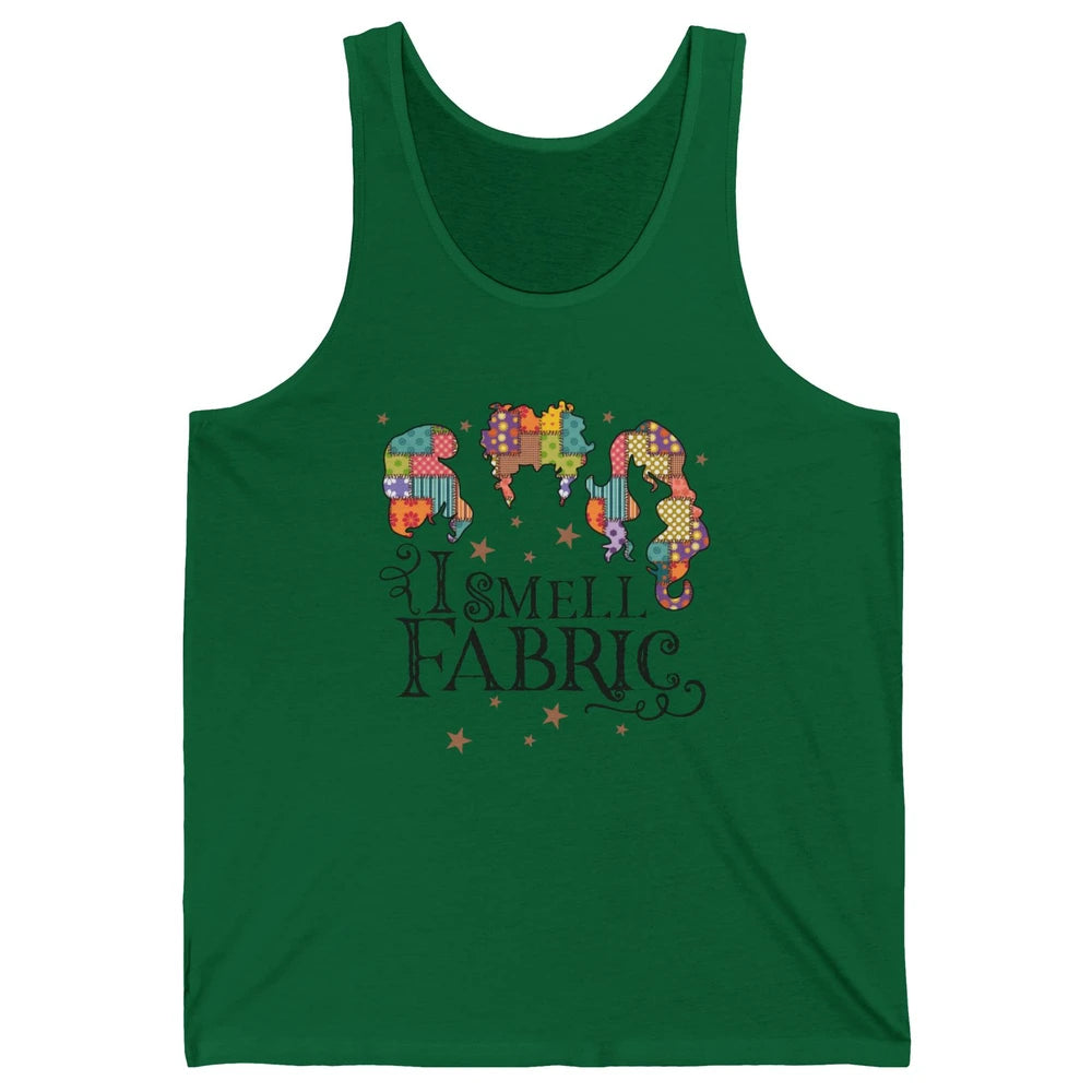 Quilting Witch I Smell Fabric Funny Halloween Sewing Costume Unisex Jersey Tank