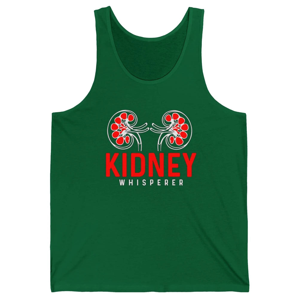 Nephrologist Dialysis Tech Nurse Kidney Whisperer Nursing Unisex Jersey Tank