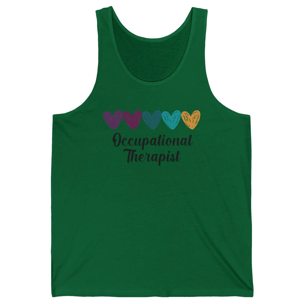 Occupational Therapist Heart Educator OT Appreciation Unisex Jersey Tank