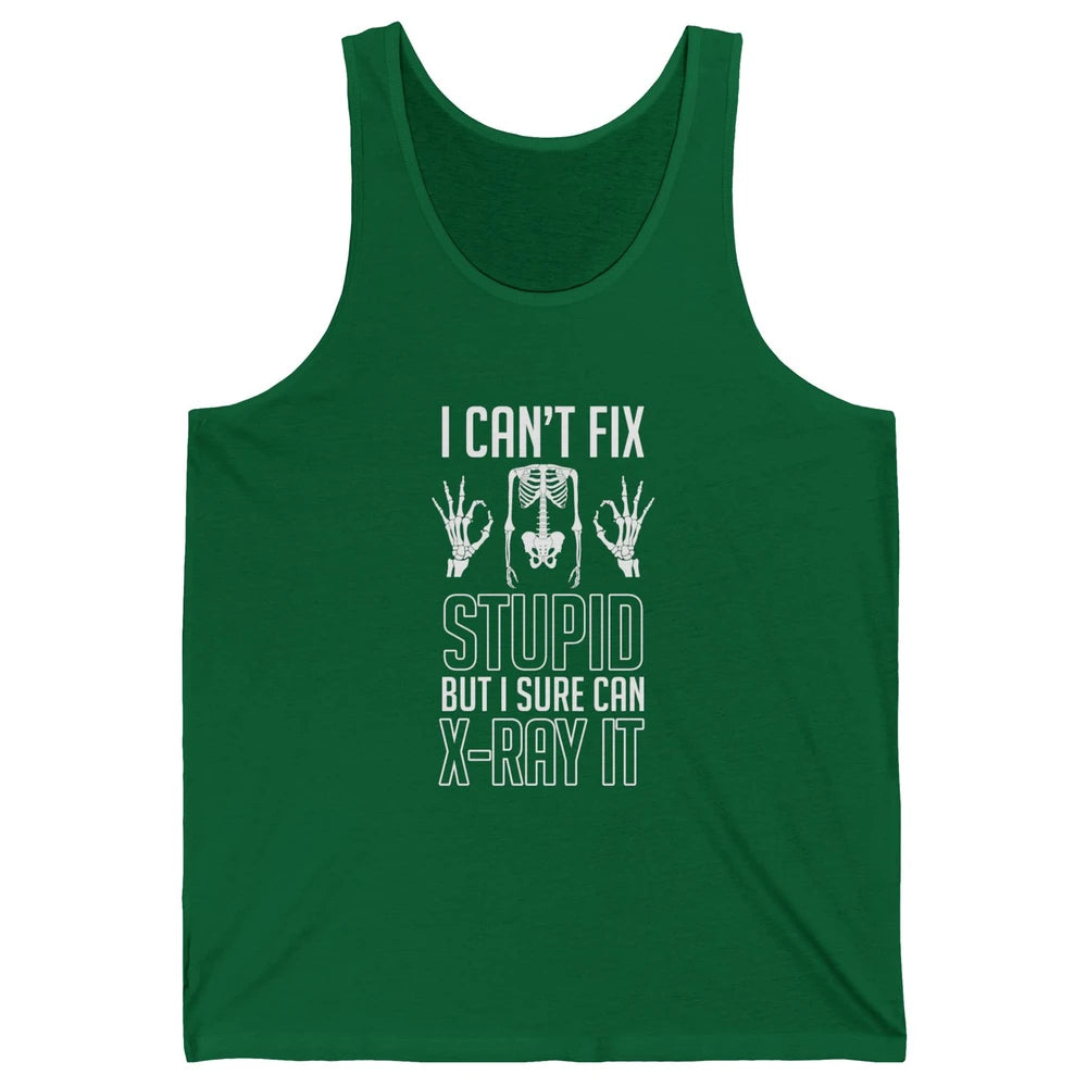 Rad Tech Radiologist Skeleton X-ray Radiology Technician Unisex Jersey Tank