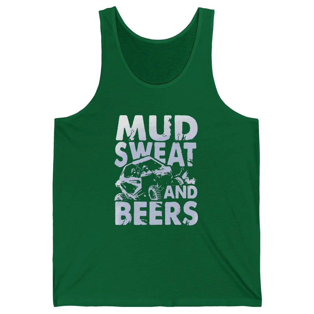 Mud Sweat And Beer Racing Rider UTV Retro ATV SXS Offroad Unisex Jersey Tank
