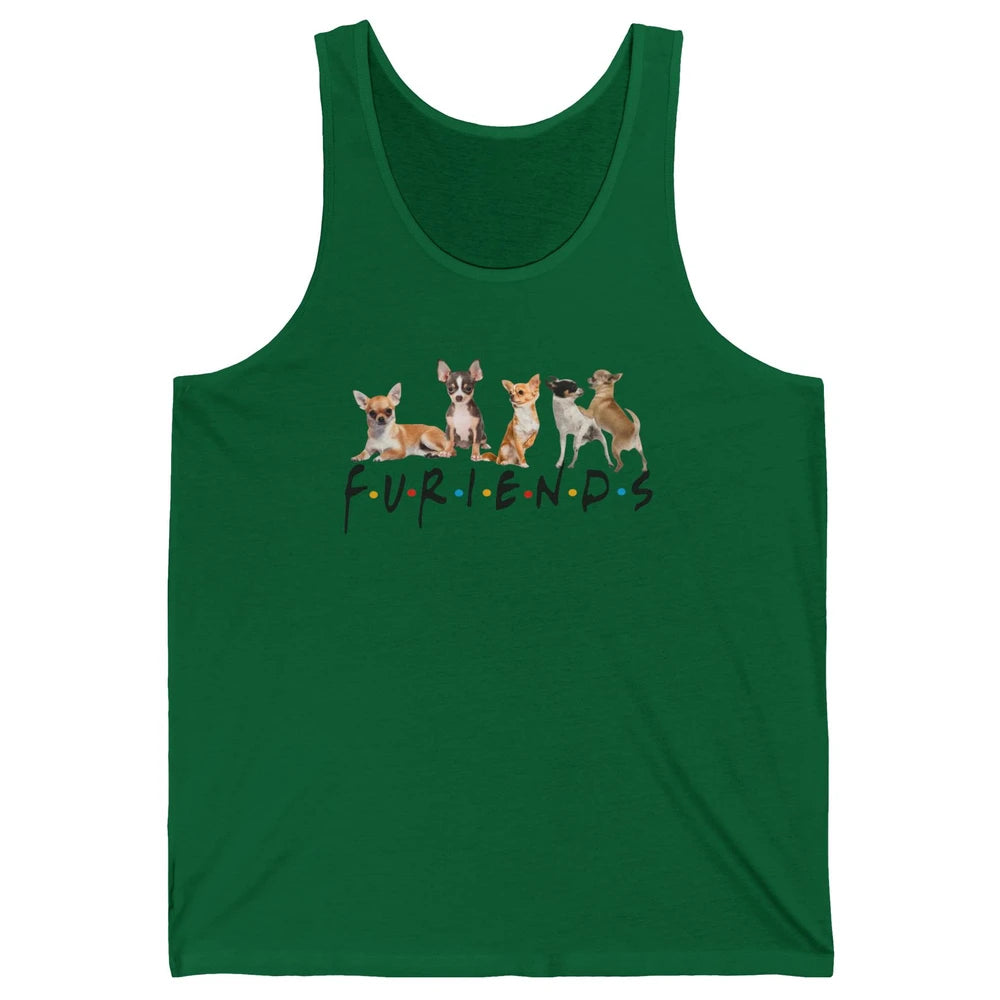 Chihuahua Furiends Furry Friends Dogs Chihuahua Lovers Gift Unisex Jersey Tank