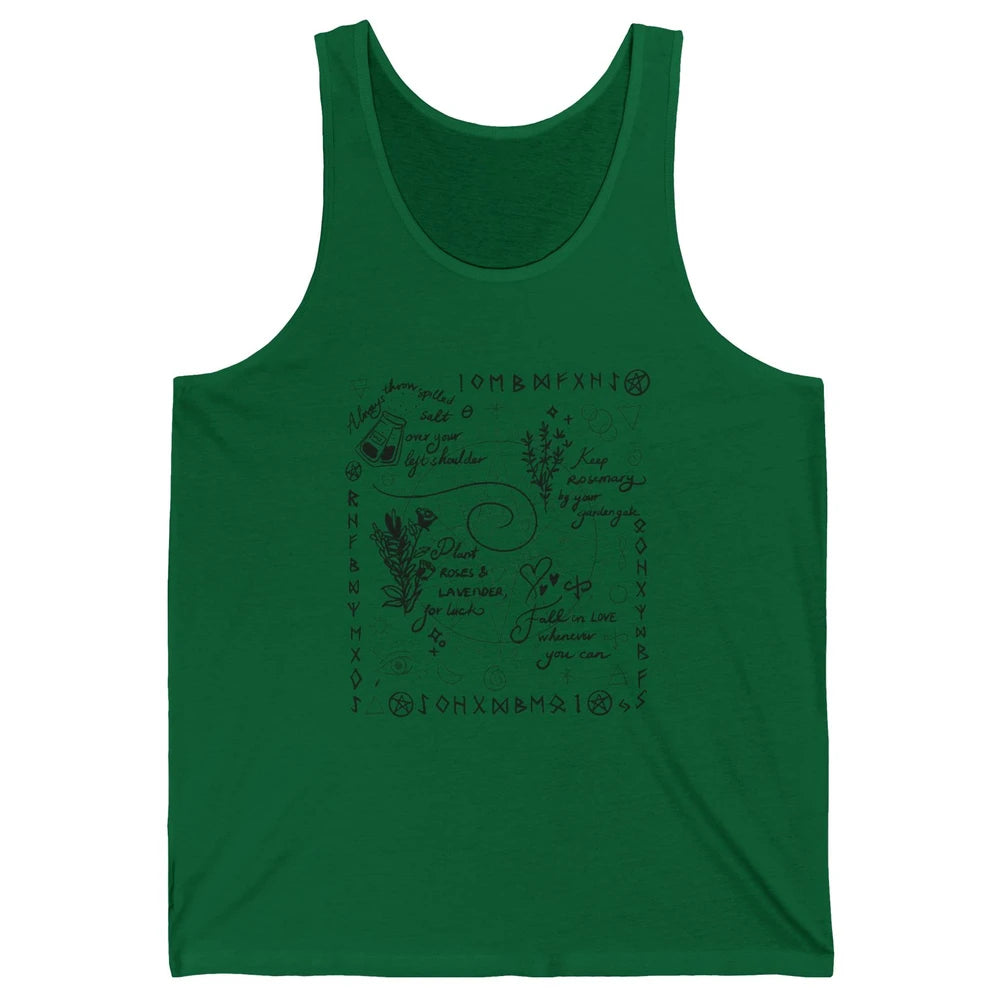 Practical Magic Gardening Card Gardeners Plant Lovers Gift Unisex Jersey Tank