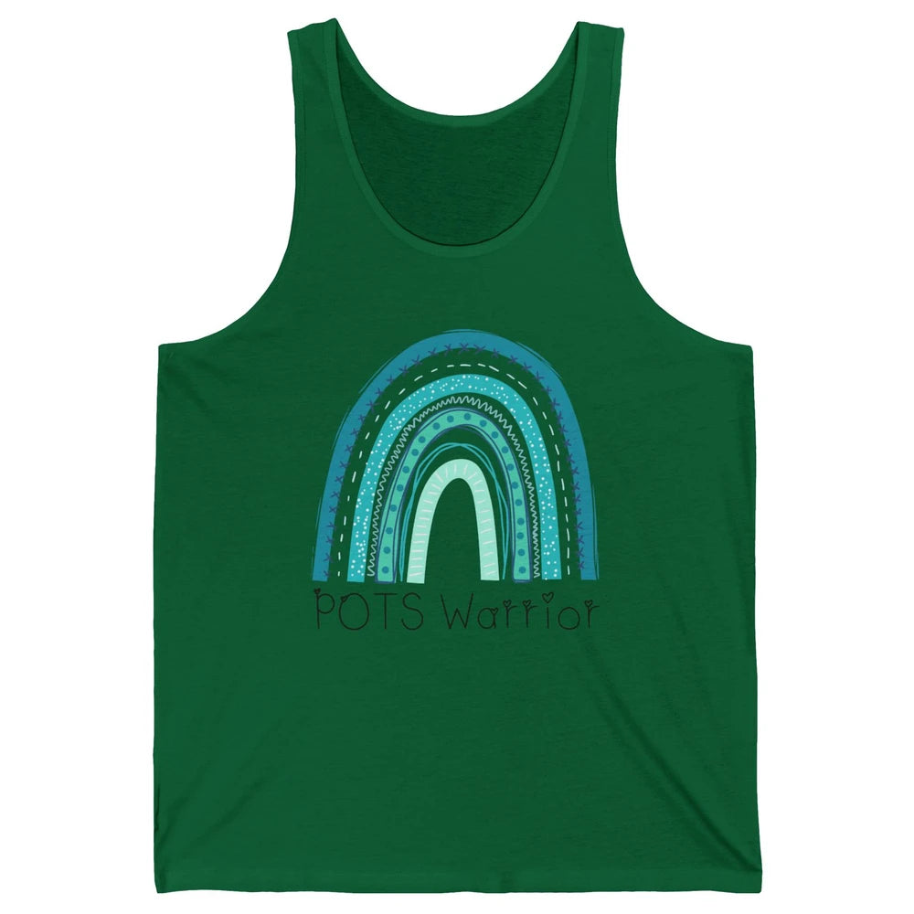 POTS Rainbow Postural Orthostatic Tachycardia Syndrome Unisex Jersey Tank