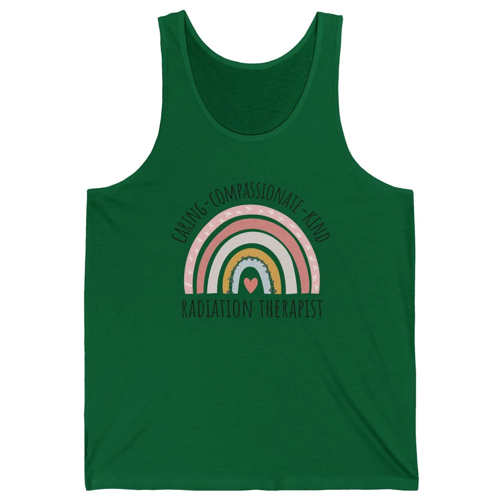 Radiation Therapist Pastel Rainbow Radiation Therapy Gift Unisex Jersey Tank
