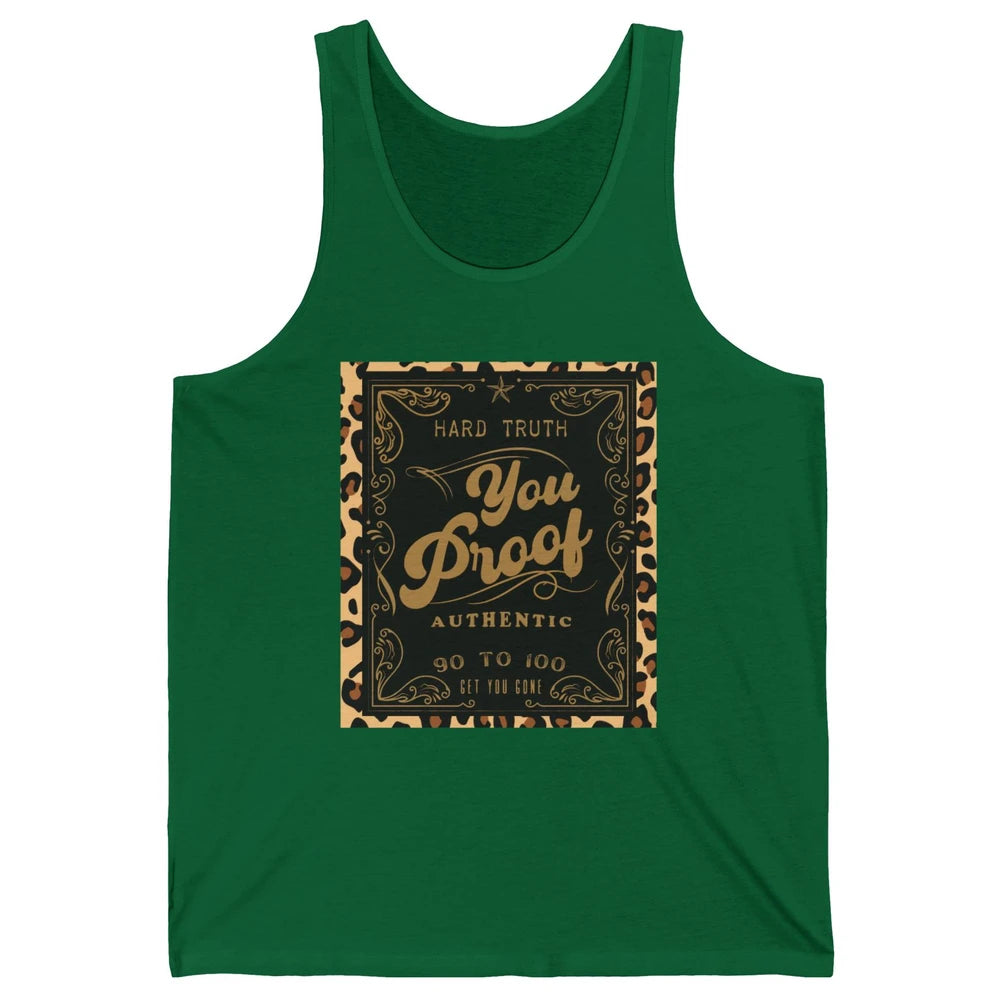 Retro I Need Something You Proof Whiskey Western Country Unisex Jersey Tank