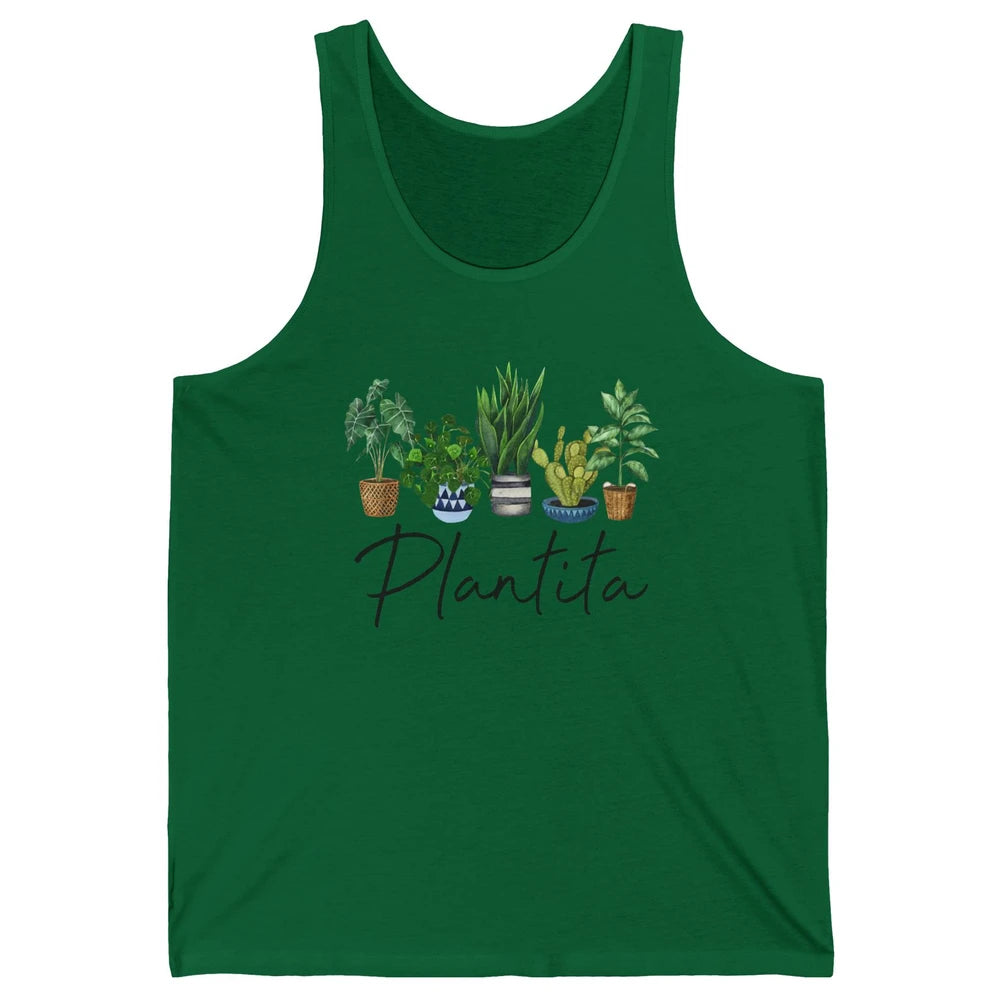 Plantita Plant Lovers Gardening Planting Plant Lady Gift Unisex Jersey Tank