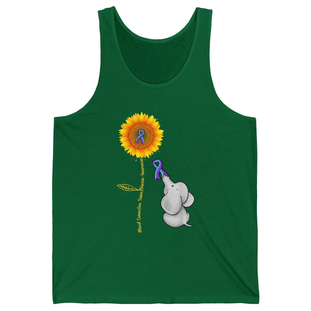 Mixed Connective Tissue Disease Baby Elephant Sunflower Unisex Jersey Tank