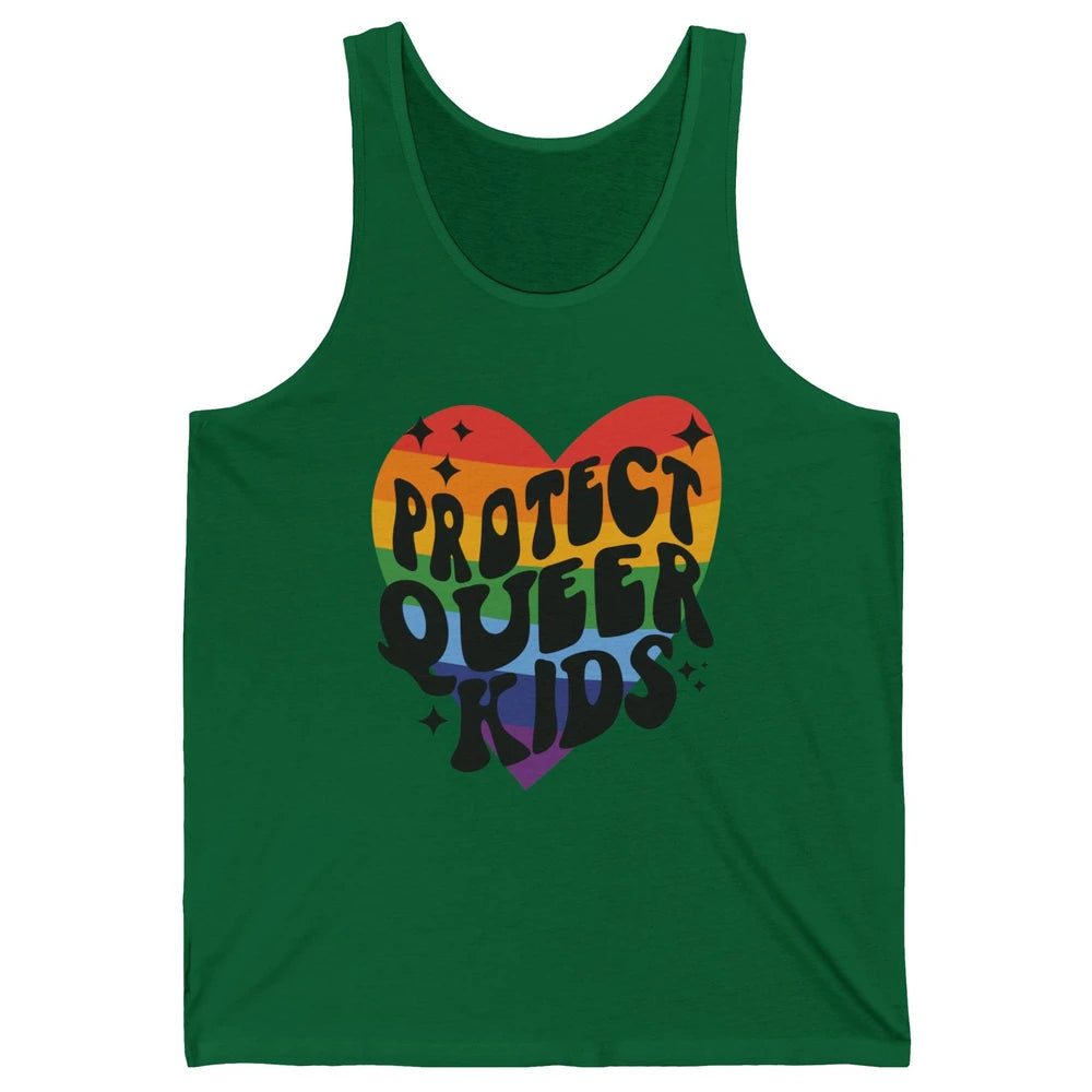 Protect Queer Kids Protect Trans Youth LGBT Gay Pride Ally Unisex Jersey Tank