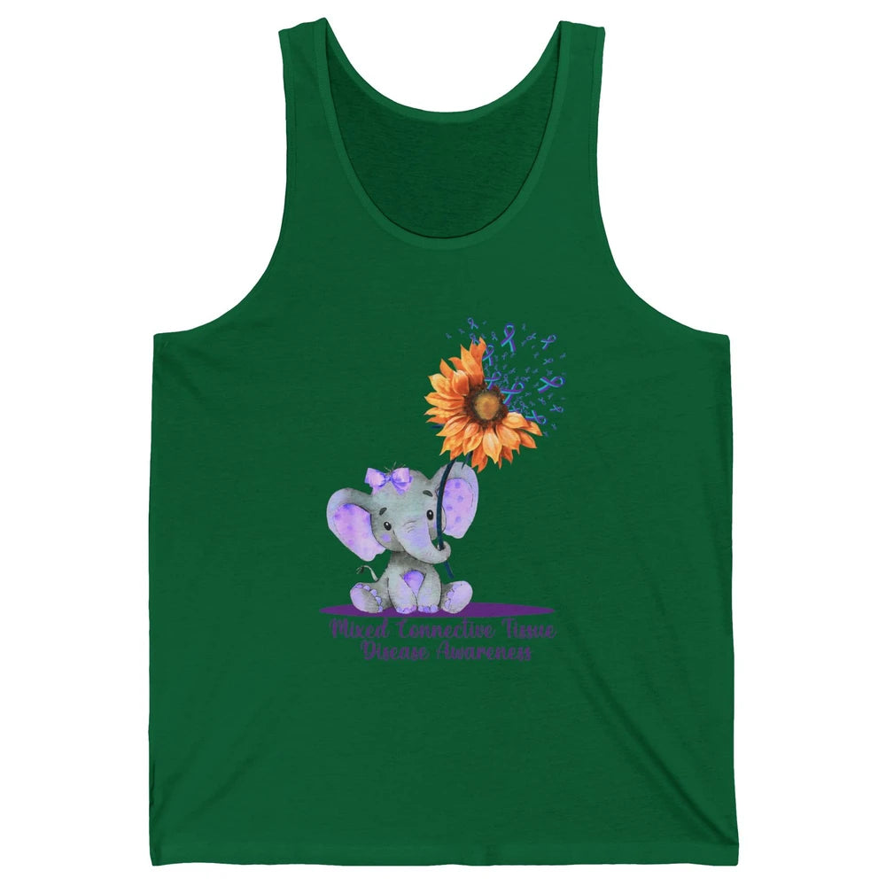Mixed Connective Tissue Disease Baby Elephant Sunflower Unisex Jersey Tank