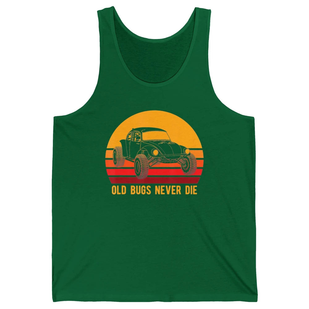 Old Bugs Never Die Retro 70s Mud Rider UTV ATV SXS Offroad Unisex Jersey Tank