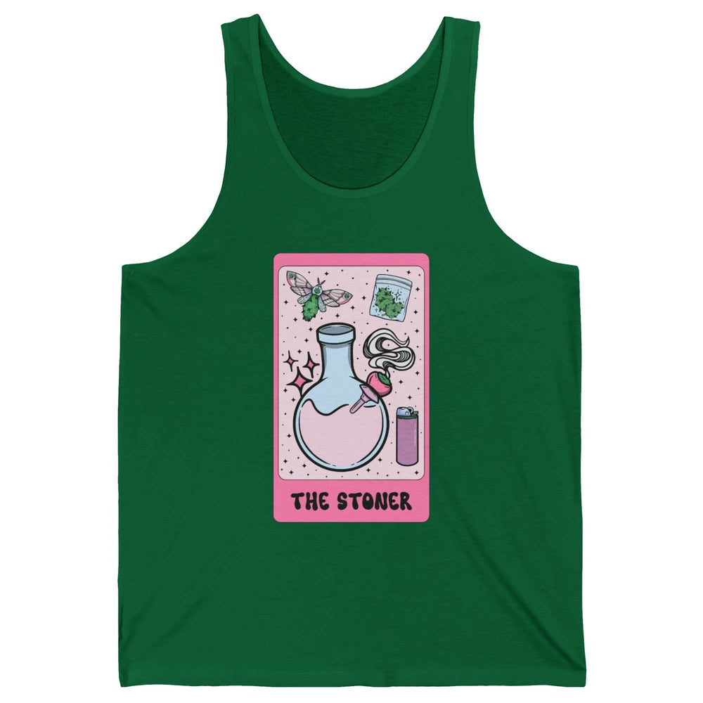 Funny Weed The Stoner Tarot Card Cannabis Weed Lovers Unisex Jersey Tank