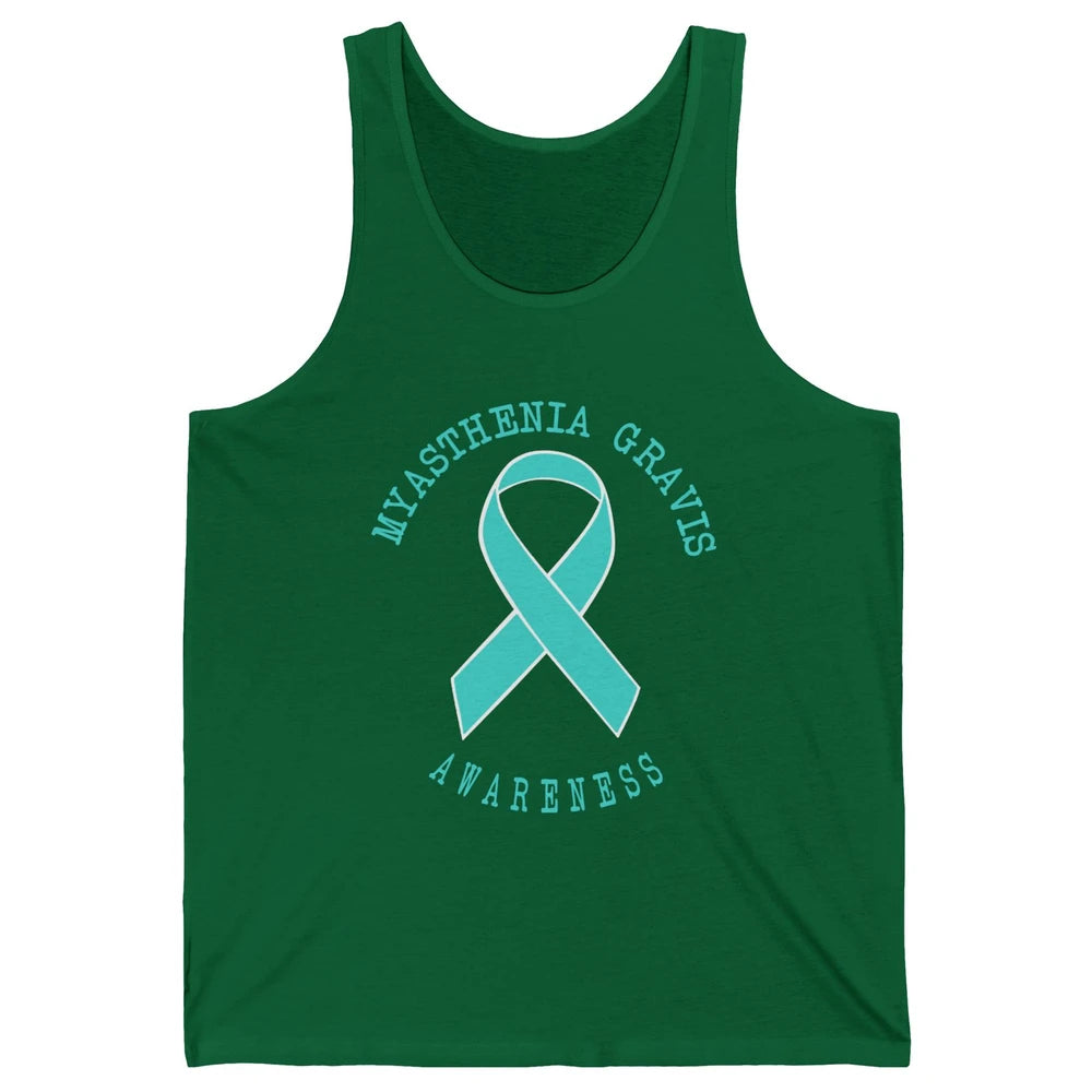 Myasthenia Gravis Awareness Ribbon Neuromuscular Disease Unisex Jersey Tank