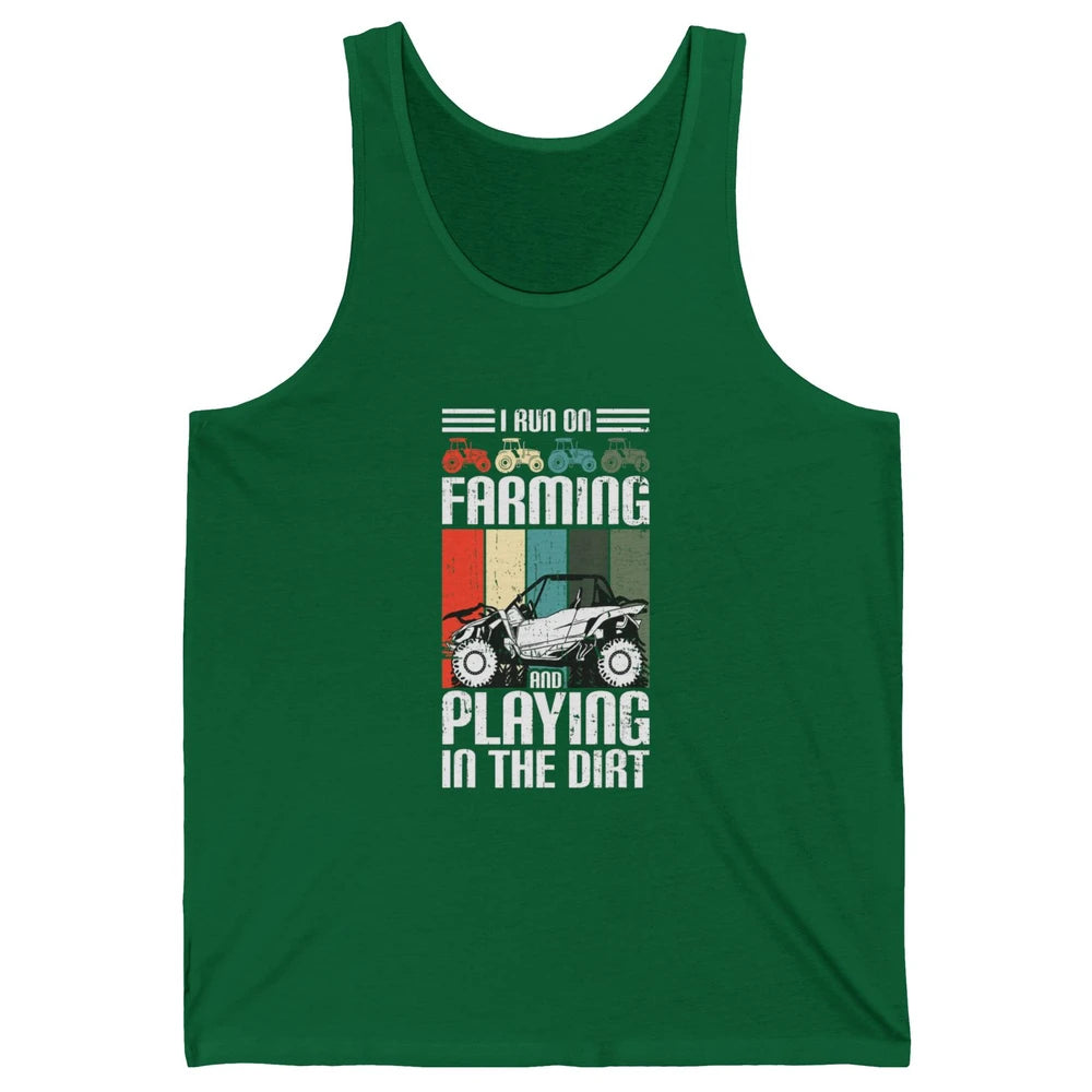 Retro Play In Dirt UTV Mud Riding Dirty SXS Rider Offroad Unisex Jersey Tank
