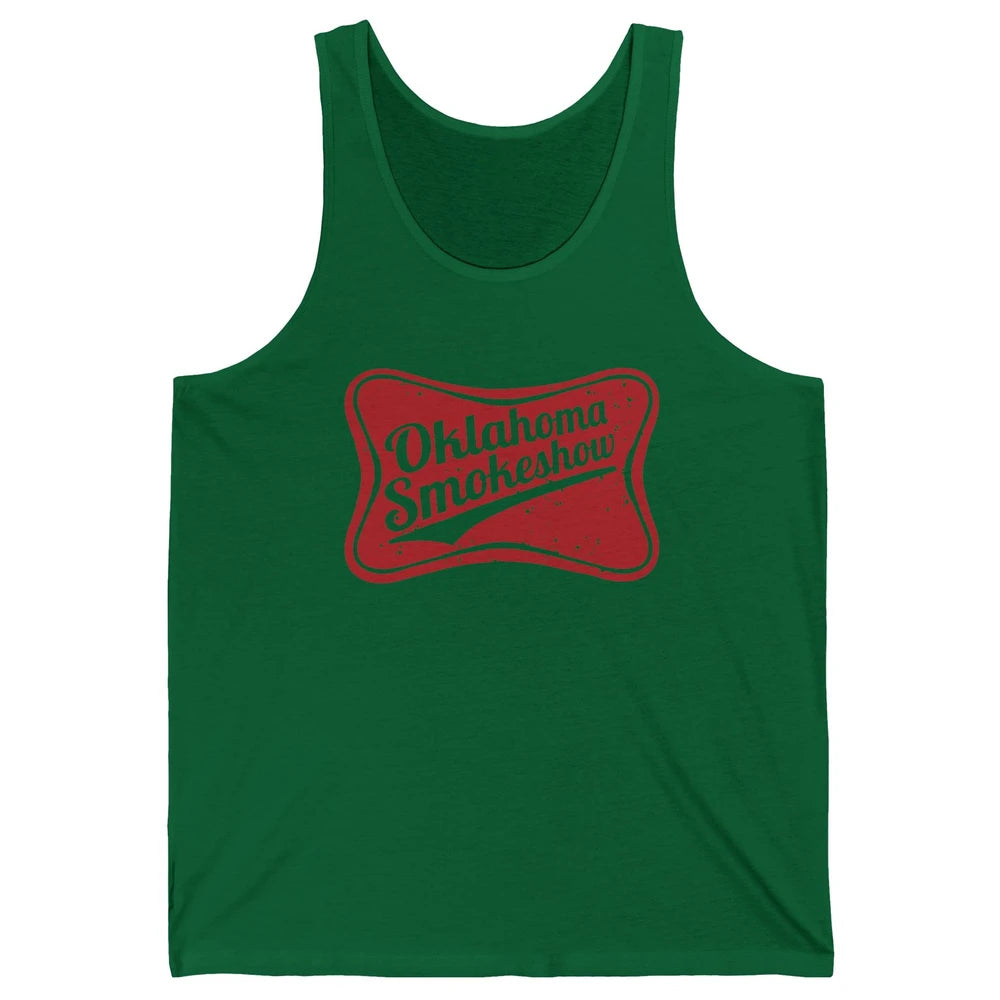 Retro Cowgirl Oklahoma Smokeshow Small Town Western Country Unisex Jersey Tank