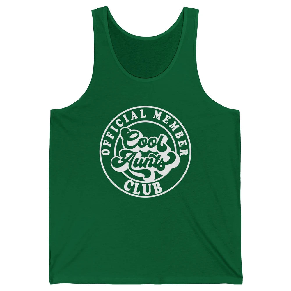Official Member Cool Aunts Club Funny Auntie Sister Gift Unisex Jersey Tank