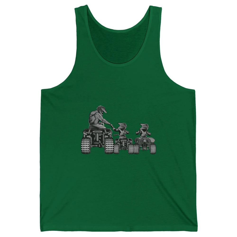 Quad Bike Father And Son Four Wheeler ATV SXS Life Offroad Unisex Jersey Tank