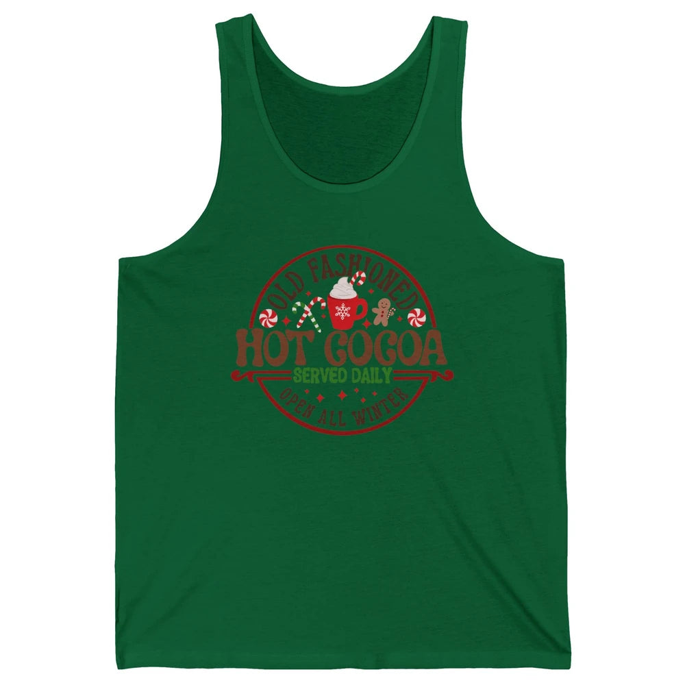 Christmas Gingerbread Hot Cocoa Hot Chocolate Christmas Unisex Jersey Tank