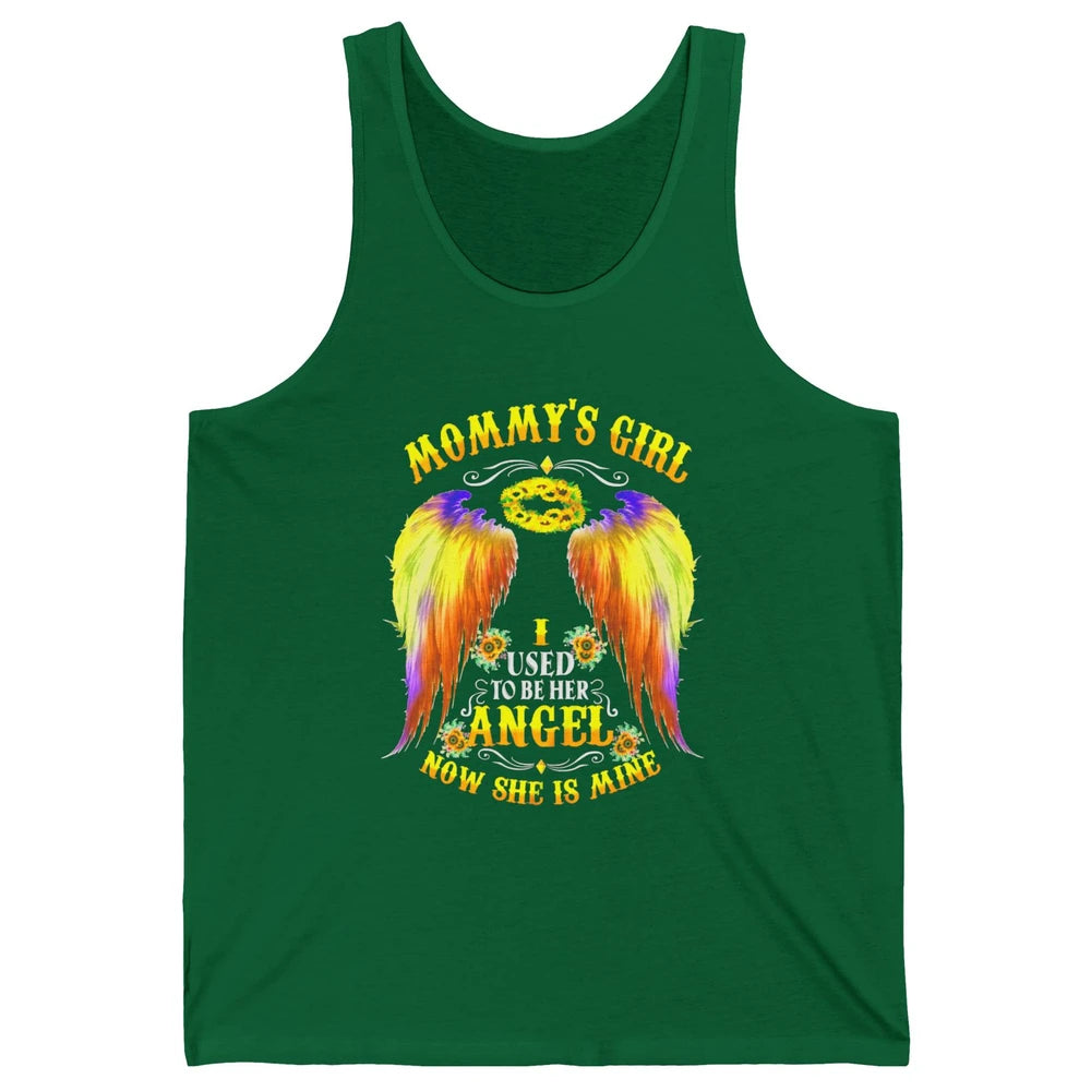 Mommy's Girl I Used To Be Her Angel Now She Is Mine Mom Gift Unisex Jersey Tank