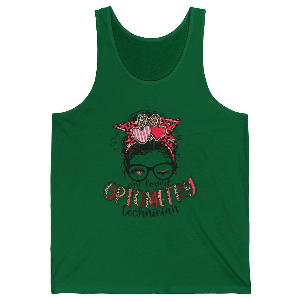 Optometry Tech One Loved Optometry Technician Optometry Girl Unisex Jersey Tank