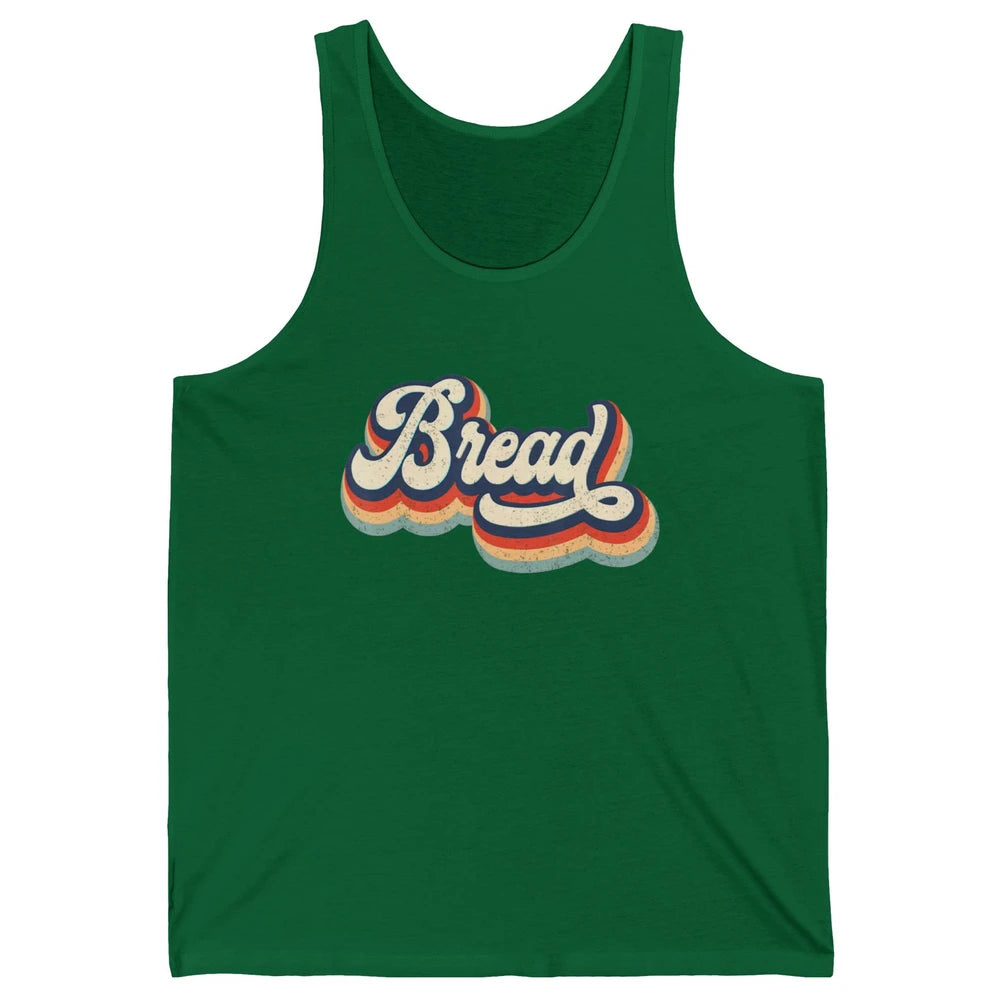 Retro 70s Bread Vintage Baking Baker Sweet Bun Bakery Lover Unisex Jersey Tank