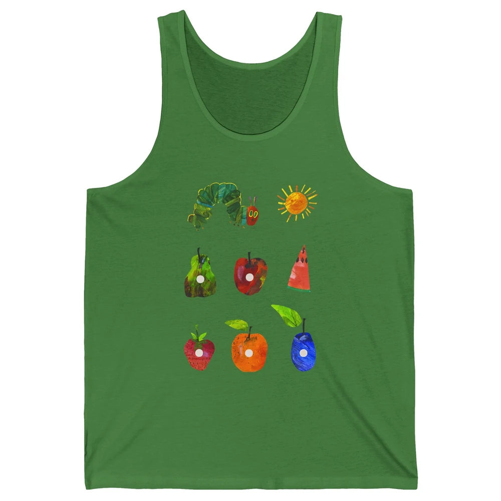 Hungry Caterpillar Fruit Always Hungry Caterpillar Saturday Unisex Jersey Tank