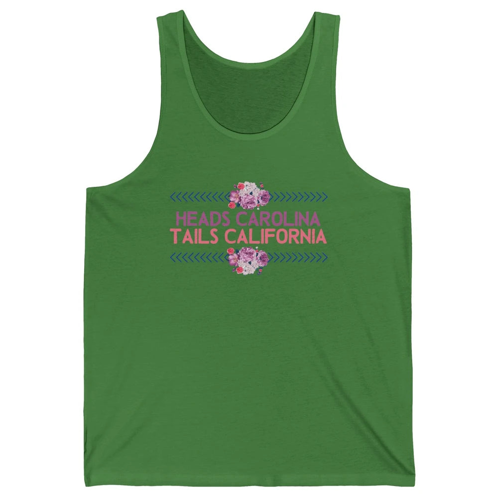 Retro Heads Carolina Tails California Western Summer Holiday Unisex Jersey Tank