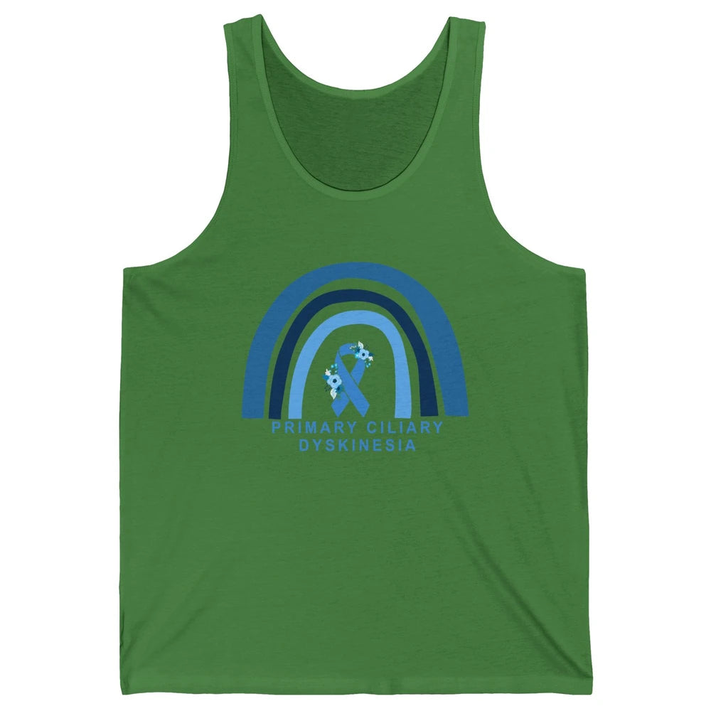 Primary Ciliary Dyskinesia Blue Rainbow Respiratory Diseases Unisex Jersey Tank